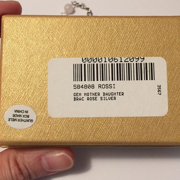 🆕 Pink quartz bead silver bracelet - Picture 3 of 3